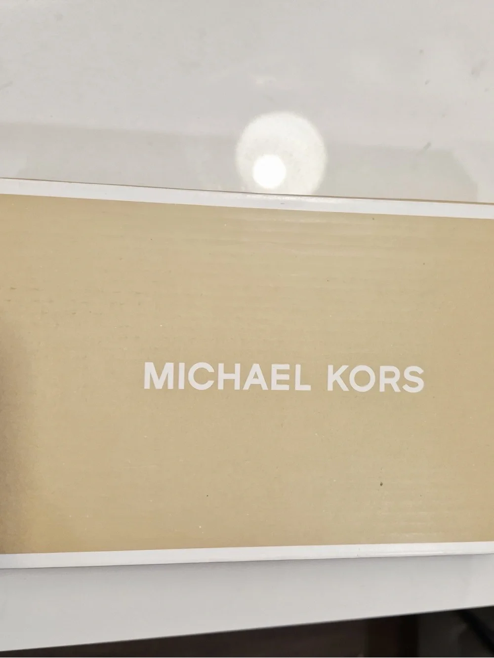 Michael Kors Women's Rose Gold MK Slide Sandals size 9